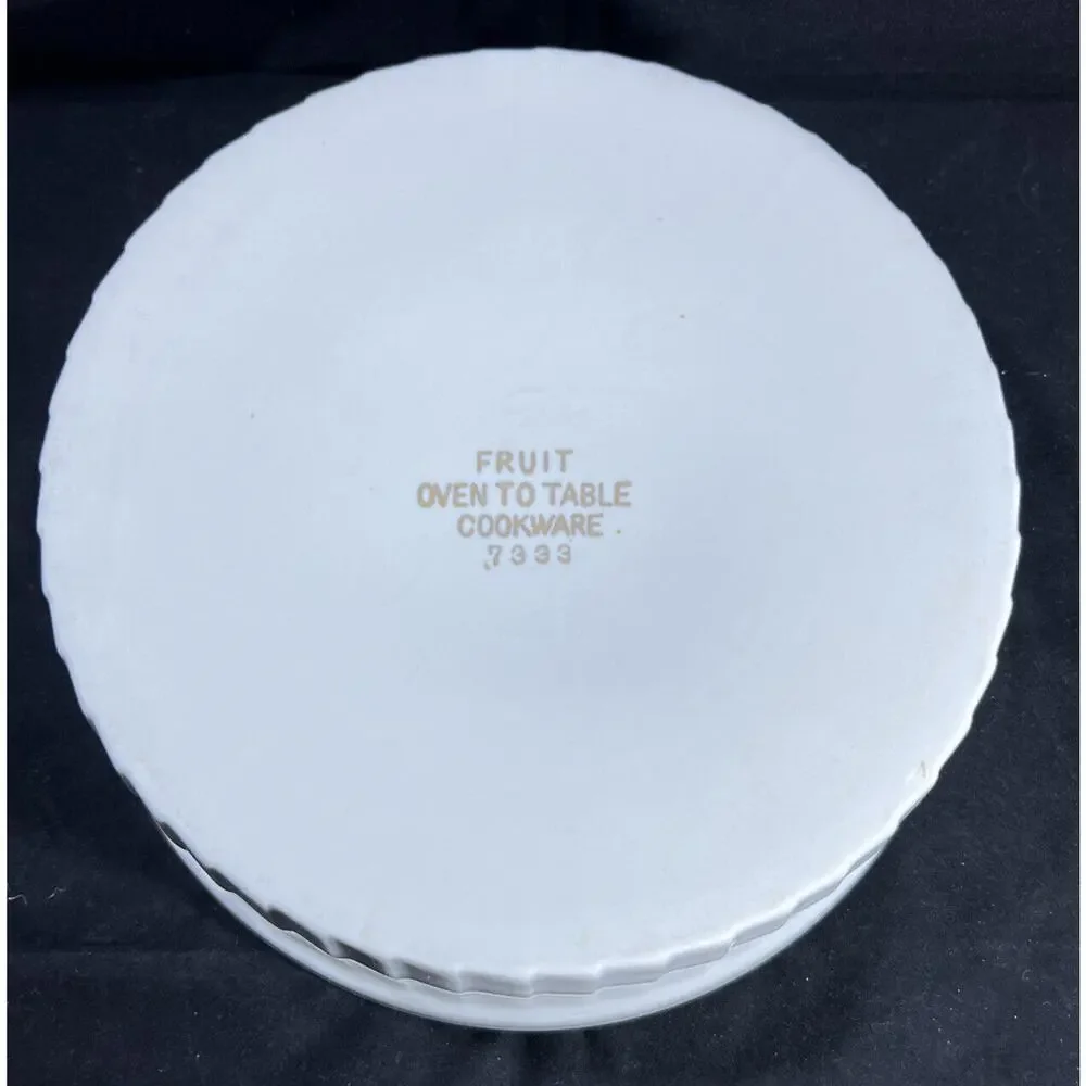 Andrea By Sadek Cookware Fruit Pattern 7333 Oven To Table‎ Casserole Dish